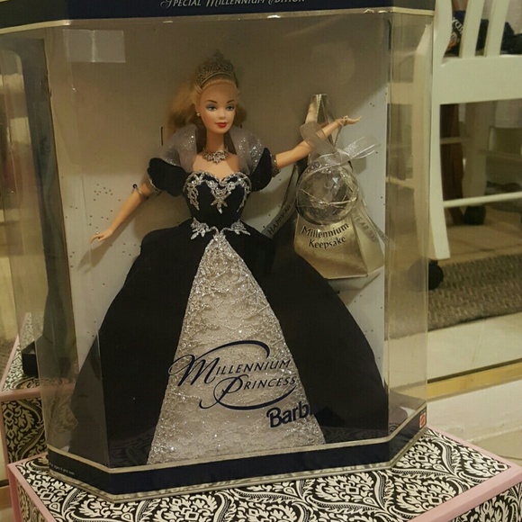 Mattel Other - Millennium Princess Barbie Blonde in Navy Dress NIB